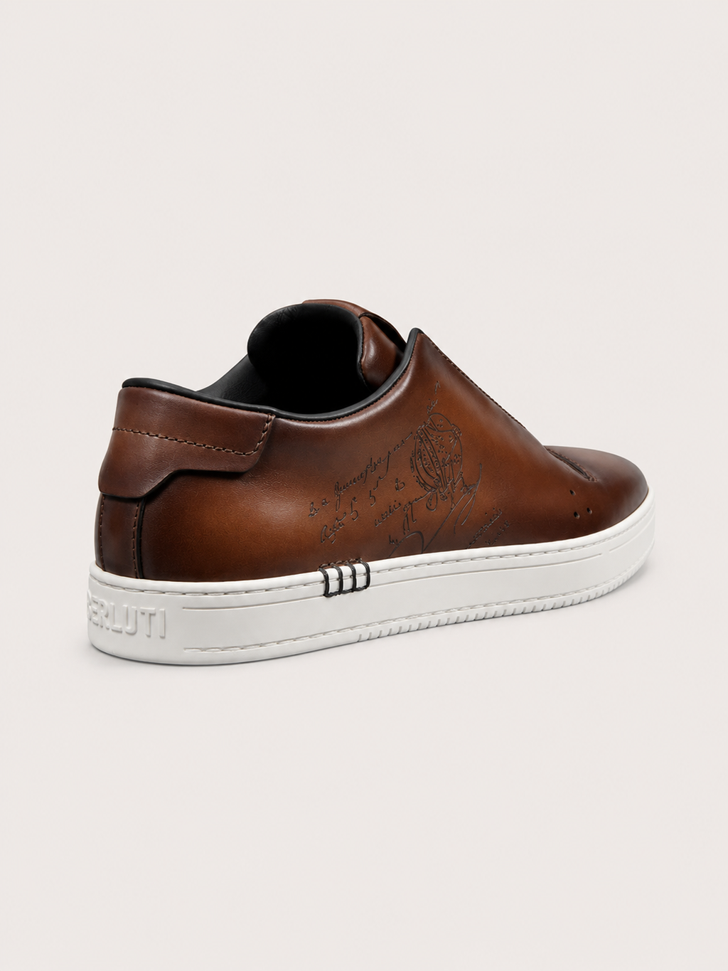 Artisan Italian Leather Sneaker — Handcrafted & Hand-Patinated