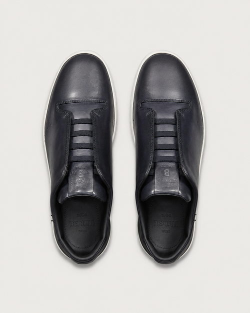 Artisan Italian Leather Sneaker — Handcrafted & Hand-Patinated