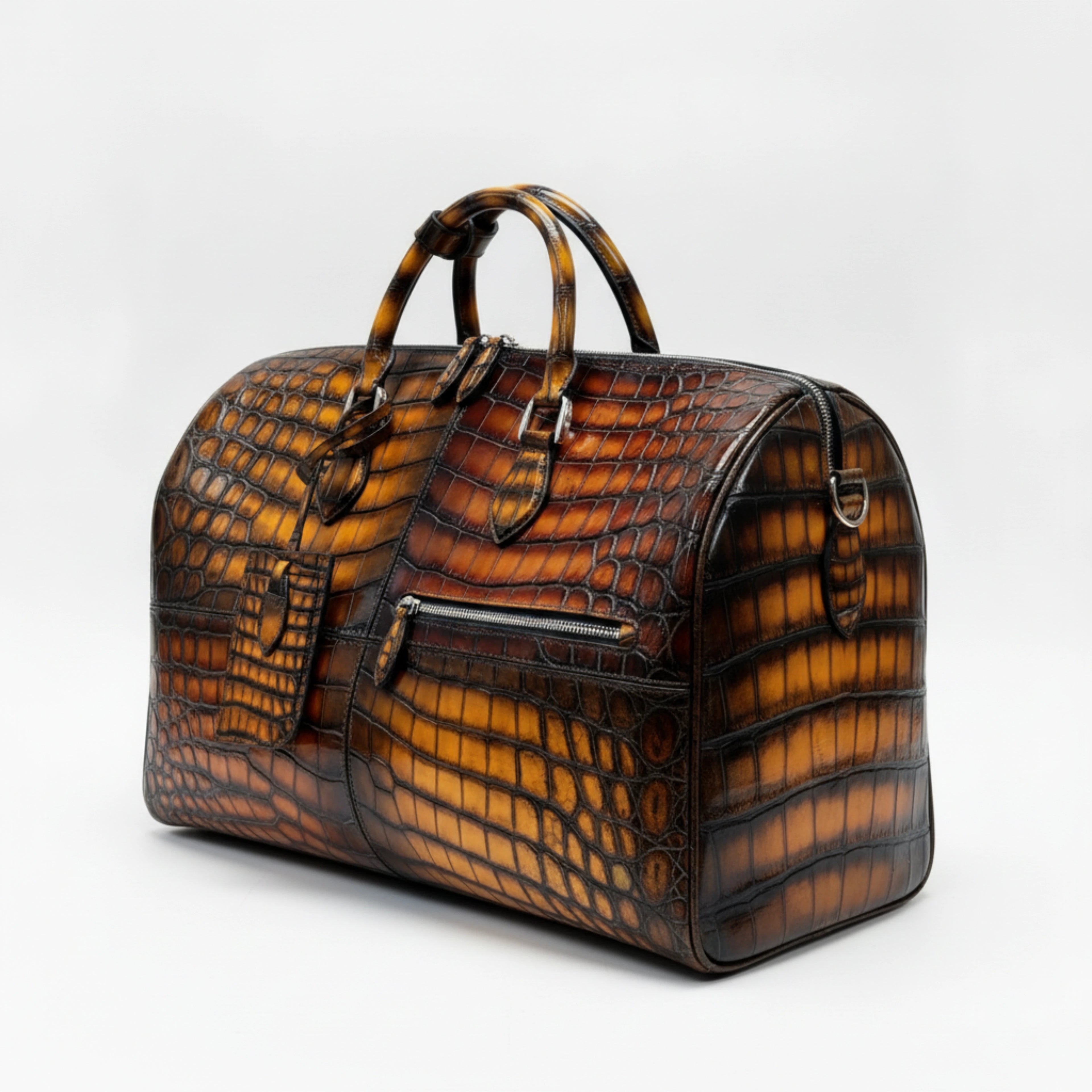 حقيبة جلد التمساح الفاخرة | Luxury Crocodile Leather Bag