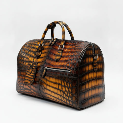 حقيبة جلد التمساح الفاخرة | Luxury Crocodile Leather Bag