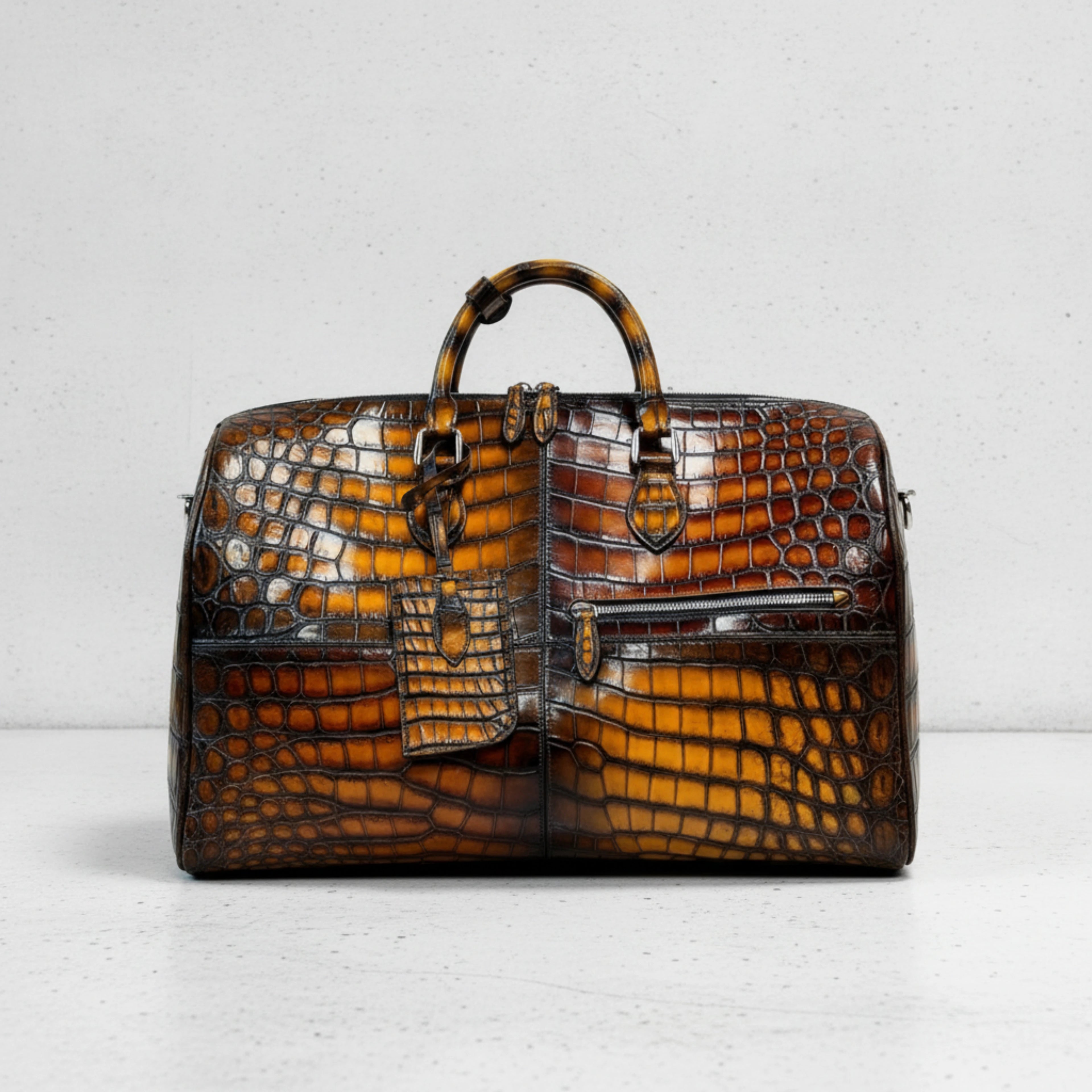 حقيبة جلد التمساح الفاخرة | Luxury Crocodile Leather Bag