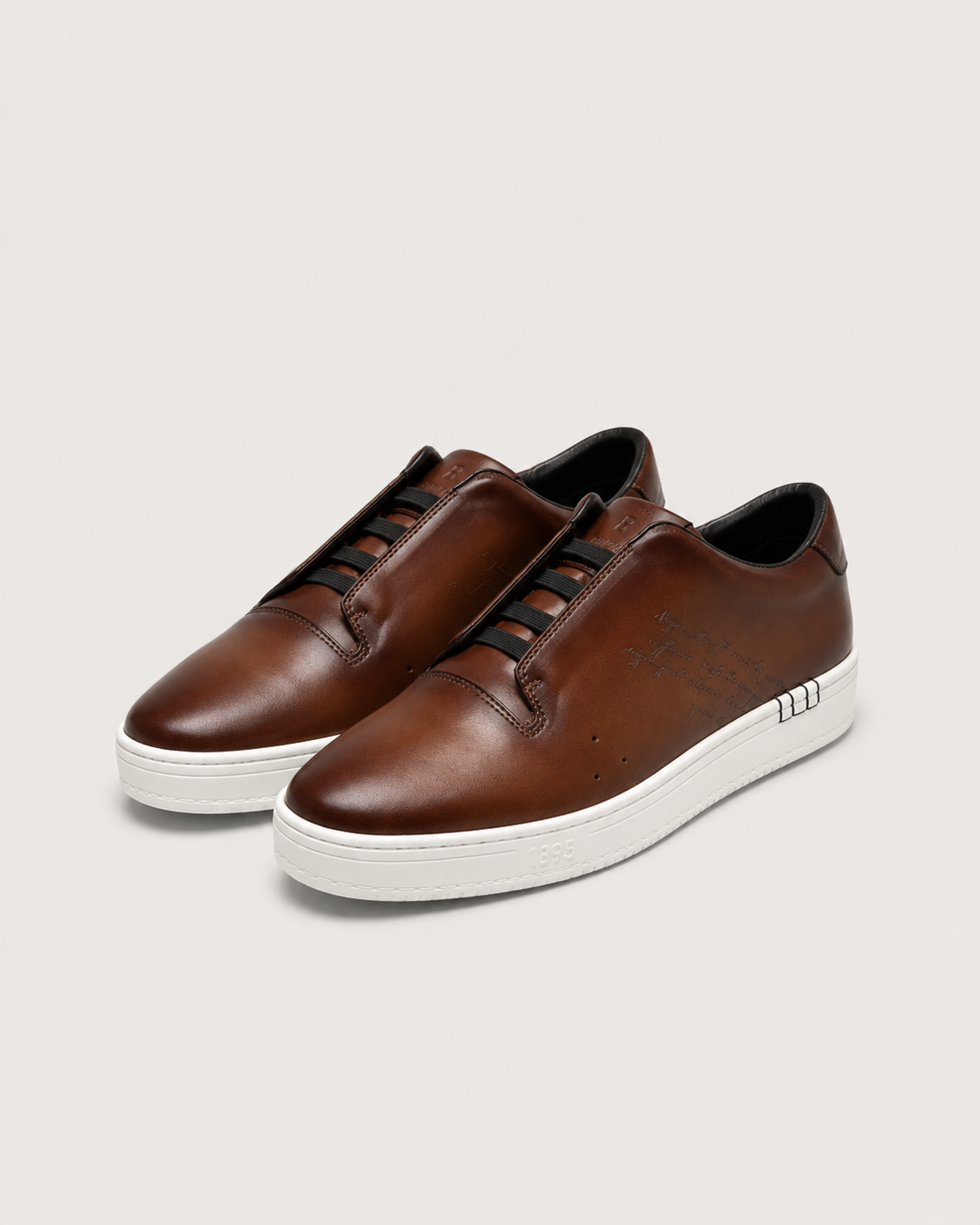 Artisan Italian Leather Sneaker — Handcrafted & Hand-Patinated